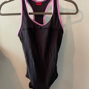Black ballet leotard